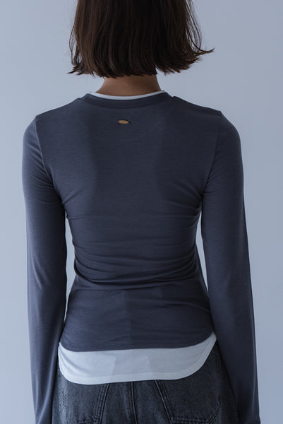【2026年9月 POPUP】バイカラーソフトカットソー｜BICOLOR SOFT CUT AND SEW