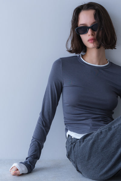 【2026年9月 POPUP】バイカラーソフトカットソー｜BICOLOR SOFT CUT AND SEW