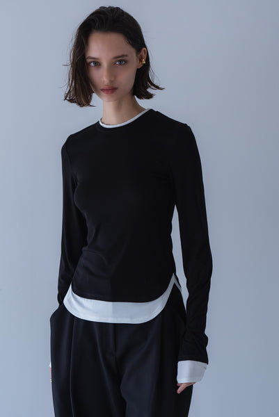 【2026年9月 POPUP】バイカラーソフトカットソー｜BICOLOR SOFT CUT AND SEW