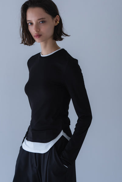 【2026年9月 POPUP】バイカラーソフトカットソー｜BICOLOR SOFT CUT AND SEW