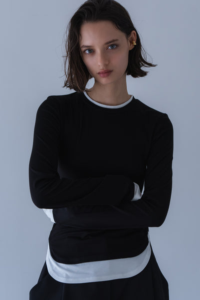【2026年9月 POPUP】バイカラーソフトカットソー｜BICOLOR SOFT CUT AND SEW