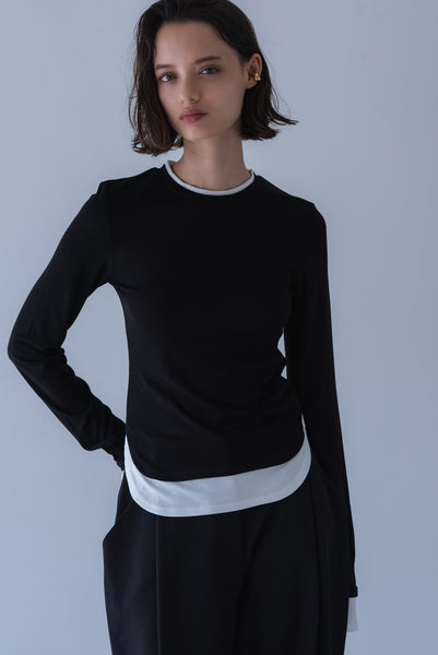 【2026年9月 POPUP】バイカラーソフトカットソー｜BICOLOR SOFT CUT AND SEW