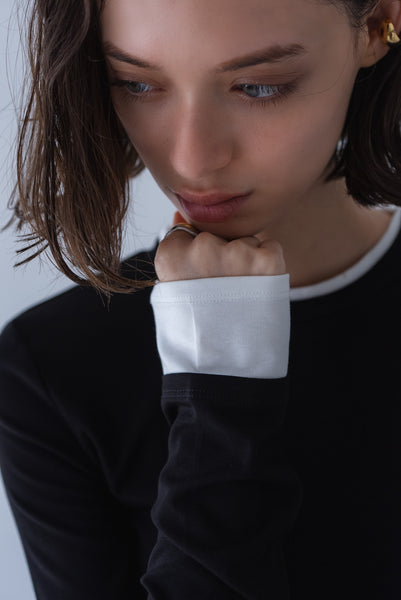 【2026年9月 POPUP】バイカラーソフトカットソー｜BICOLOR SOFT CUT AND SEW