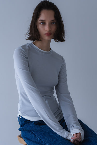 【2026年9月 POPUP】バイカラーソフトカットソー｜BICOLOR SOFT CUT AND SEW