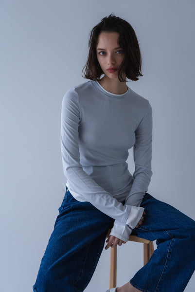 【2026年9月 POPUP】バイカラーソフトカットソー｜BICOLOR SOFT CUT AND SEW