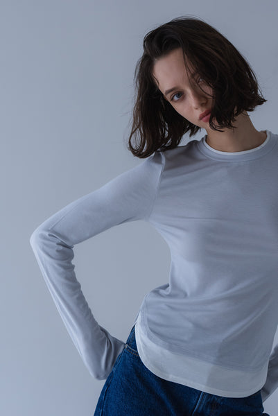 【2026年9月 POPUP】バイカラーソフトカットソー｜BICOLOR SOFT CUT AND SEW