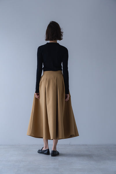 【2026年9月 POPUP】ウエストタブフレアスカート｜WAIST TAB FLARED SKIRT