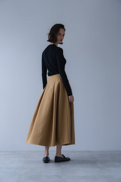 【2026年9月 POPUP】ウエストタブフレアスカート｜WAIST TAB FLARED SKIRT