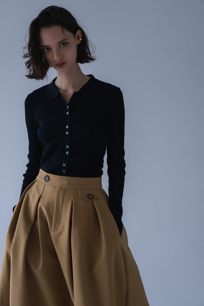 【2026年9月 POPUP】ポロ襟リブニット｜POLO RIBBED KNIT