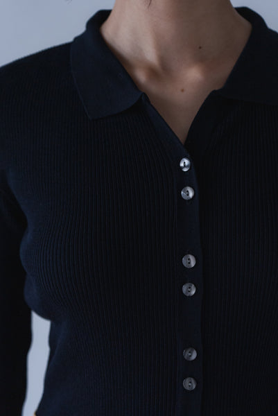 【2026年9月 POPUP】ポロ襟リブニット｜POLO RIBBED KNIT