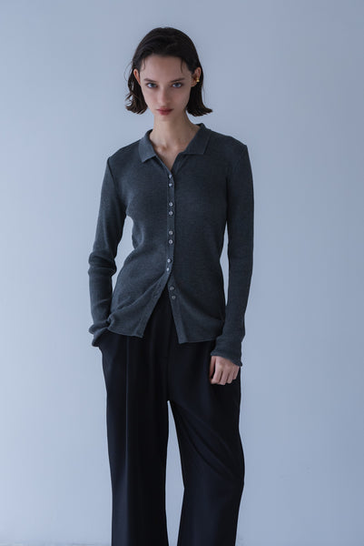 【2026年9月 POPUP】ポロ襟リブニット｜POLO RIBBED KNIT