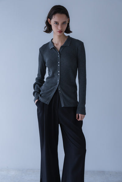 【2026年9月 POPUP】ポロ襟リブニット｜POLO RIBBED KNIT
