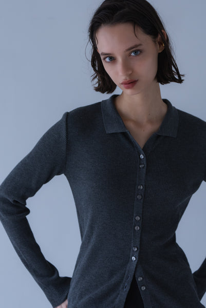 【2026年9月 POPUP】ポロ襟リブニット｜POLO RIBBED KNIT