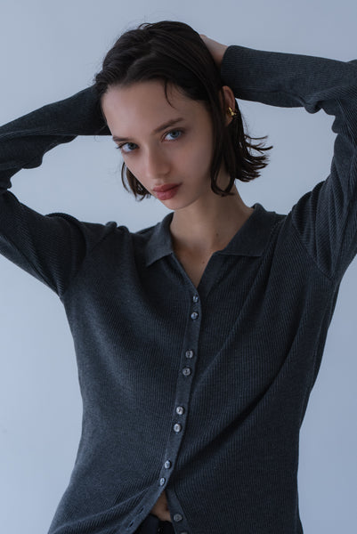 【2026年9月 POPUP】ポロ襟リブニット｜POLO RIBBED KNIT