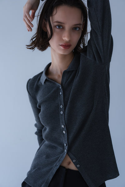 【2026年9月 POPUP】ポロ襟リブニット｜POLO RIBBED KNIT