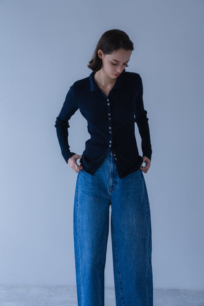 【2026年9月 POPUP】ポロ襟リブニット｜POLO RIBBED KNIT