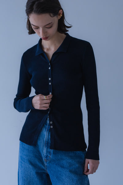 【2026年9月 POPUP】ポロ襟リブニット｜POLO RIBBED KNIT
