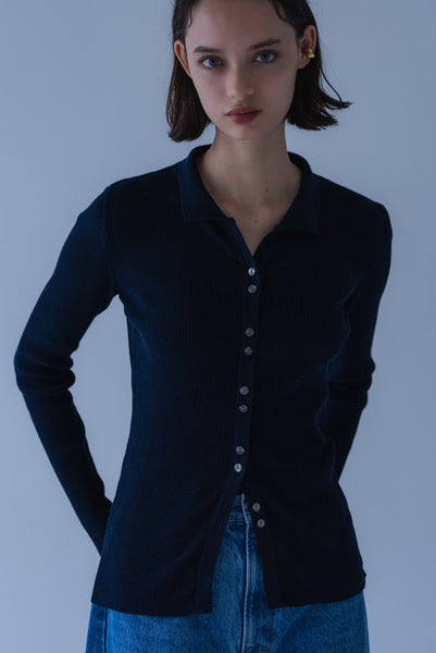 【2026年9月 POPUP】ポロ襟リブニット｜POLO RIBBED KNIT