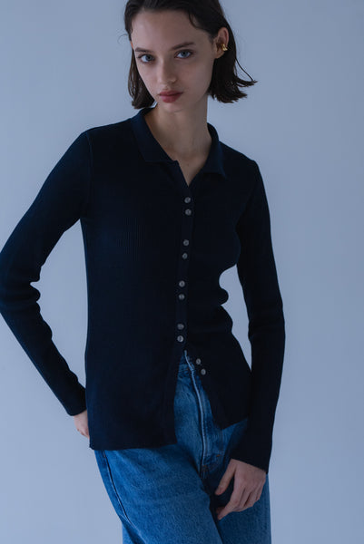 【2026年9月 POPUP】ポロ襟リブニット｜POLO RIBBED KNIT