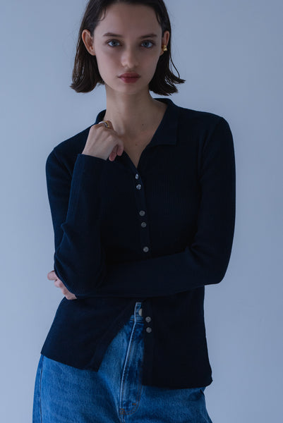【2026年9月 POPUP】ポロ襟リブニット｜POLO RIBBED KNIT