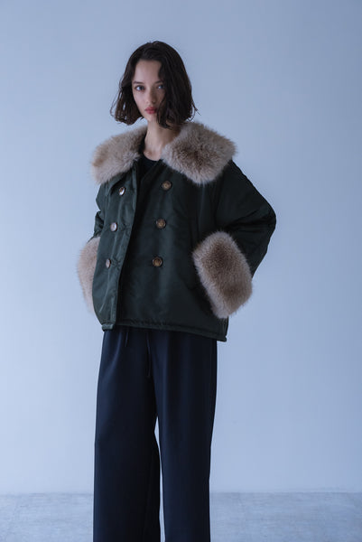 【8月26日(水)12:00〜 予約開始】ビッグファーカラーブルゾン｜BIG FUR COLLAR BLOUSON