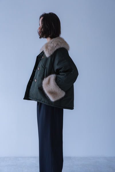 【8月26日(水)12:00〜 予約開始】ビッグファーカラーブルゾン｜BIG FUR COLLAR BLOUSON