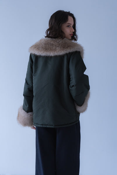 【8月26日(水)12:00〜 予約開始】ビッグファーカラーブルゾン｜BIG FUR COLLAR BLOUSON