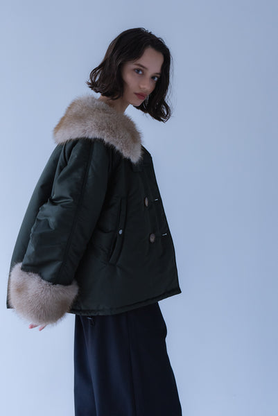 【8月26日(水)12:00〜 予約開始】ビッグファーカラーブルゾン｜BIG FUR COLLAR BLOUSON