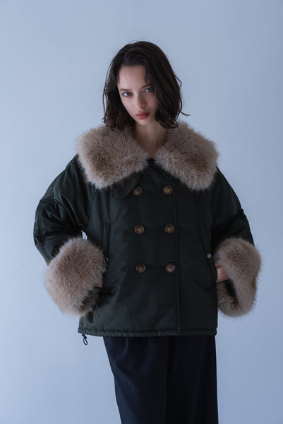 【8月26日(水)12:00〜 予約開始】ビッグファーカラーブルゾン｜BIG FUR COLLAR BLOUSON