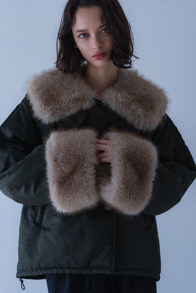 【8月26日(水)12:00〜 予約開始】ビッグファーカラーブルゾン｜BIG FUR COLLAR BLOUSON