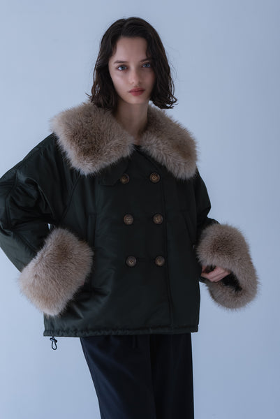 【8月26日(水)12:00〜 予約開始】ビッグファーカラーブルゾン｜BIG FUR COLLAR BLOUSON
