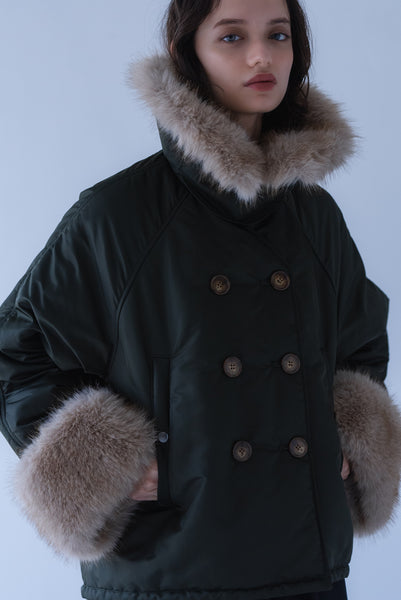 【8月26日(水)12:00〜 予約開始】ビッグファーカラーブルゾン｜BIG FUR COLLAR BLOUSON