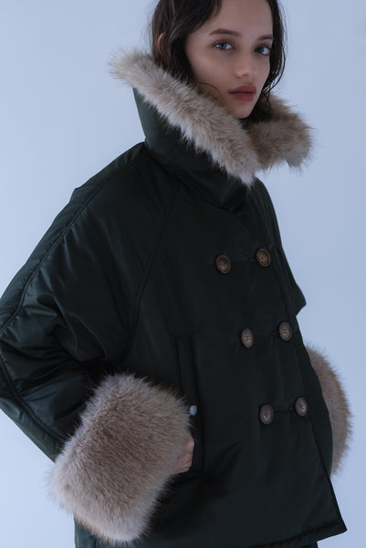 【8月26日(水)12:00〜 予約開始】ビッグファーカラーブルゾン｜BIG FUR COLLAR BLOUSON
