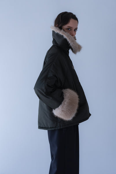 【8月26日(水)12:00〜 予約開始】ビッグファーカラーブルゾン｜BIG FUR COLLAR BLOUSON