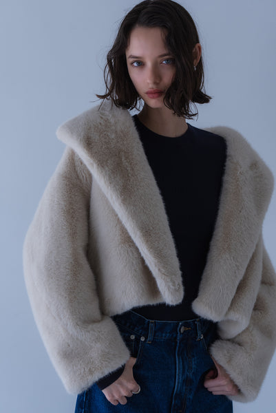 【8月26日(水)12:00〜 予約開始】ショートファージャケット｜SHORT FUR JACKET