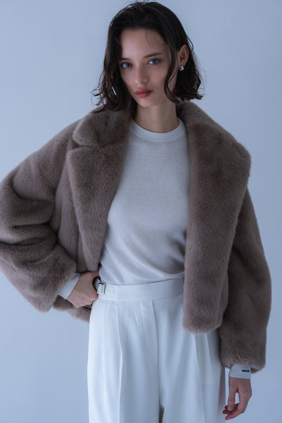 【8月26日(水)12:00〜 予約開始】ショートファージャケット｜SHORT FUR JACKET