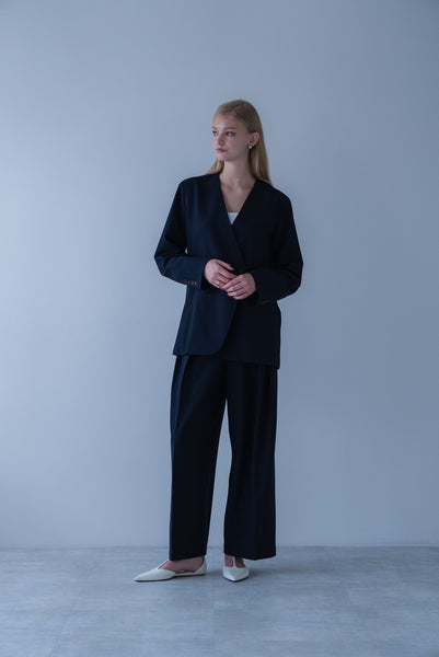 【2026年9月 POPUP】ノーカラーミニマルジャケット｜COLLARLESS MINIMAL JACKET