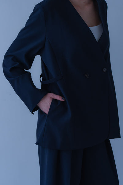 【2026年9月 POPUP】ノーカラーミニマルジャケット｜COLLARLESS MINIMAL JACKET