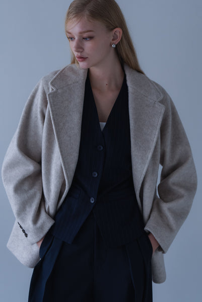 【2026年9月 POPUP】テーラードシャギージャコット｜TAILORED SHAGGY JACKET-COAT