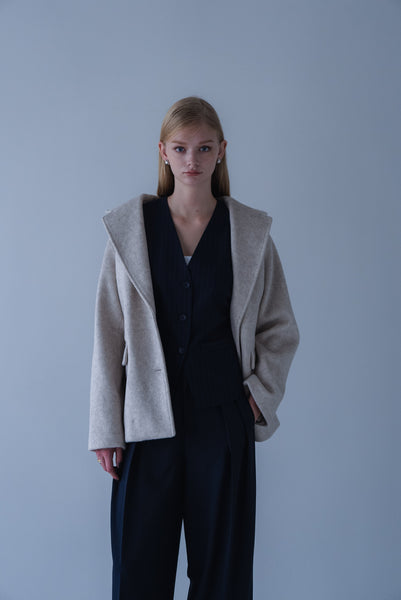 【2026年9月 POPUP】テーラードシャギージャコット｜TAILORED SHAGGY JACKET-COAT