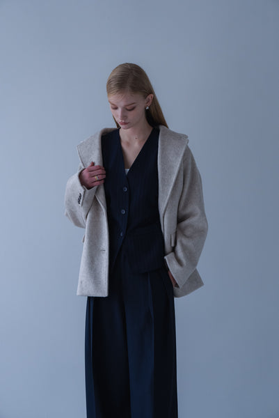 【2026年9月 POPUP】テーラードシャギージャコット｜TAILORED SHAGGY JACKET-COAT