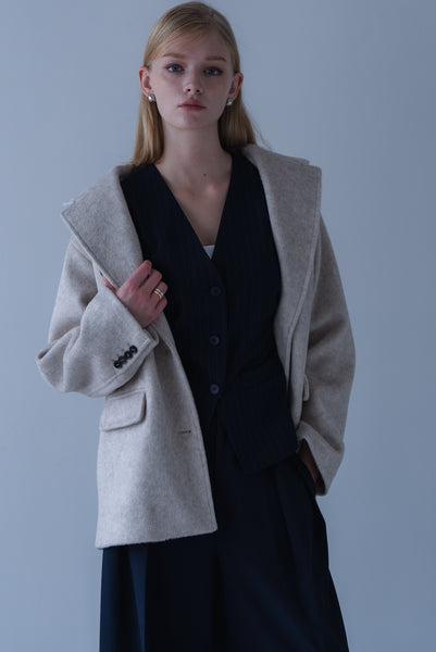 【2026年9月 POPUP】テーラードシャギージャコット｜TAILORED SHAGGY JACKET-COAT