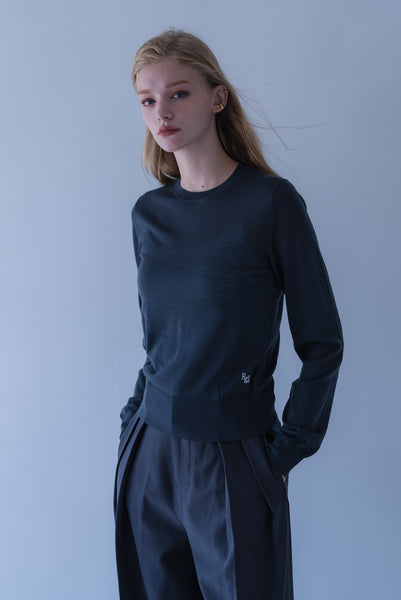 【2026年9月 POPUP】ベーシックウールクルーネックニット｜BASIC WOOL CREWNECK KNIT