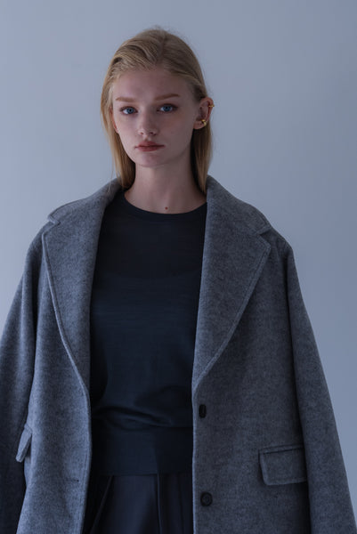 【2026年9月 POPUP】テーラードシャギージャコット｜TAILORED SHAGGY JACKET-COAT
