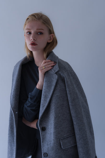 【2026年9月 POPUP】テーラードシャギージャコット｜TAILORED SHAGGY JACKET-COAT