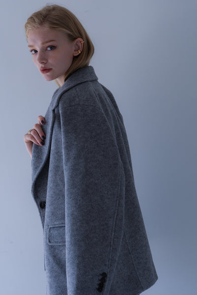 【2026年9月 POPUP】テーラードシャギージャコット｜TAILORED SHAGGY JACKET-COAT
