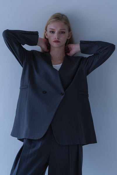 【2026年9月 POPUP】ノーカラーミニマルジャケット｜COLLARLESS MINIMAL JACKET