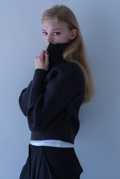【2026年9月 POPUP】リブハーフジップニット｜RIBBED HALF-ZIP KNIT