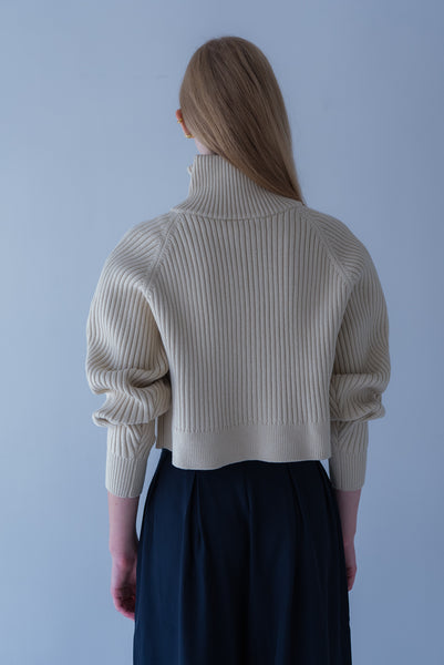 【2026年9月 POPUP】リブハーフジップニット｜RIBBED HALF-ZIP KNIT