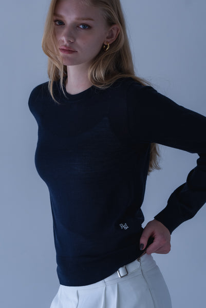 【2026年9月 POPUP】ベーシックウールクルーネックニット｜BASIC WOOL CREWNECK KNIT